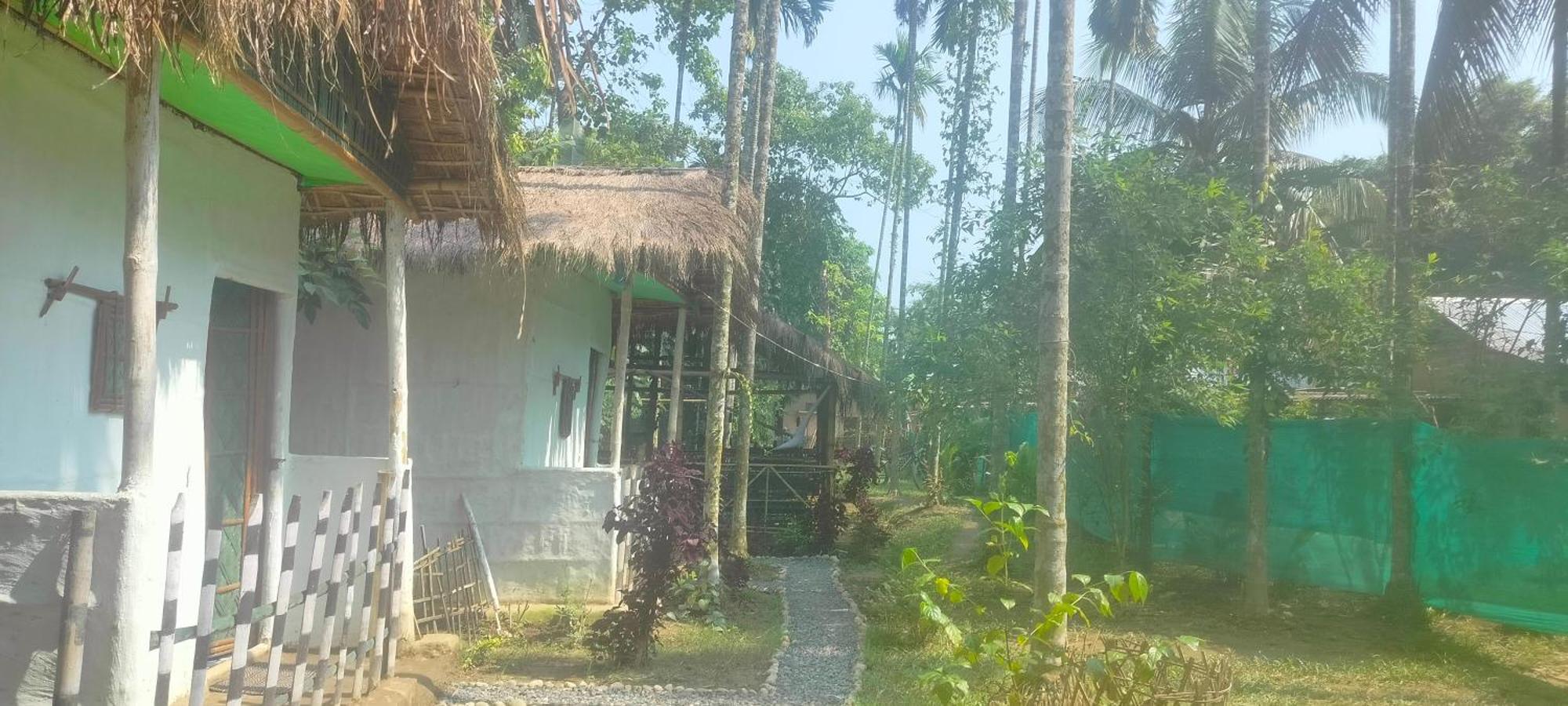 Tranquil Bambusic Bliss Villa Kāziranga Buitenkant foto